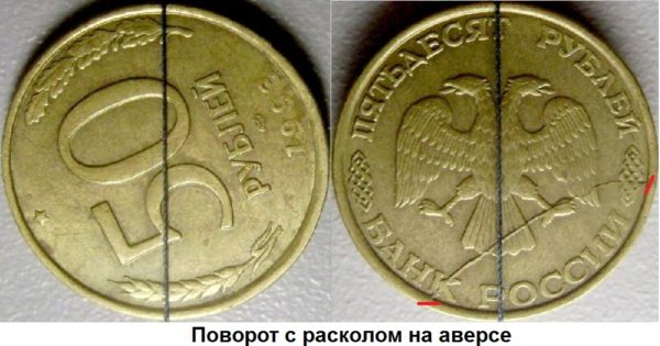 Поворот с расколом